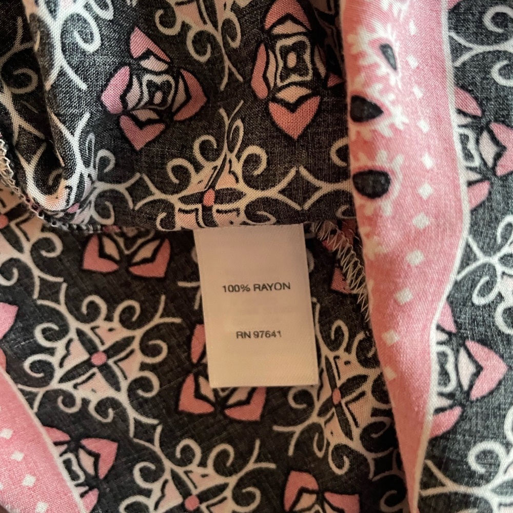 Women’s J. Jill Women’s Floral Print Long Sleeve Top Plus 3X - Picture 4 of 6